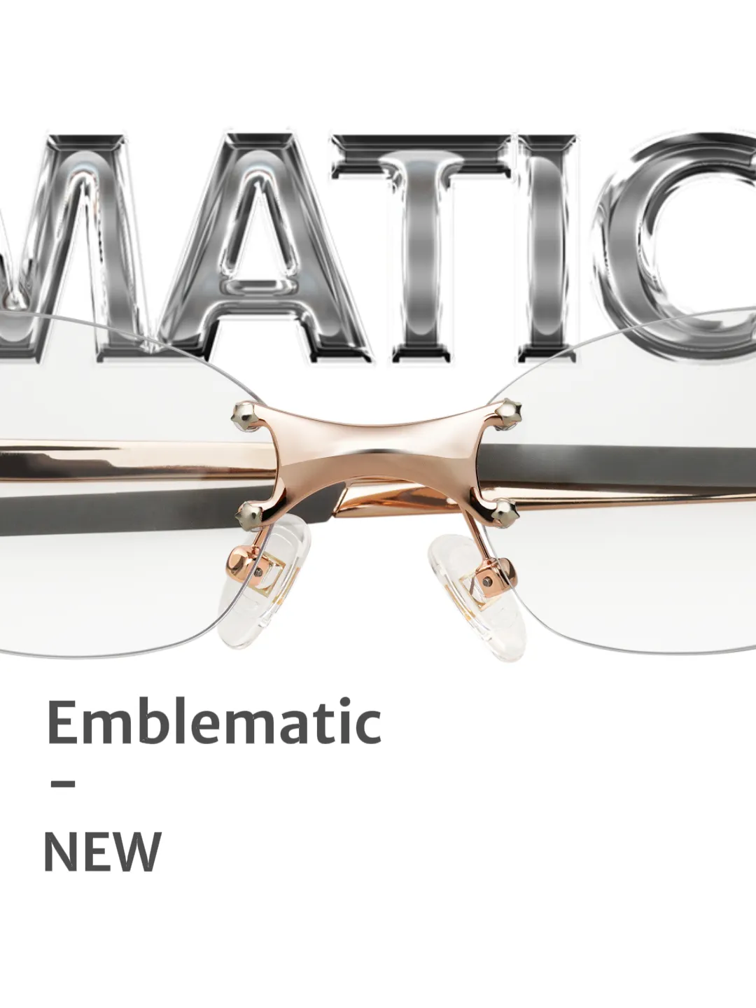 tijn リムレスメガネ サングラス Emblematic S 01 Emblematic S 01 eyeglasses in Gunmetal Grey | Optical | TIJN