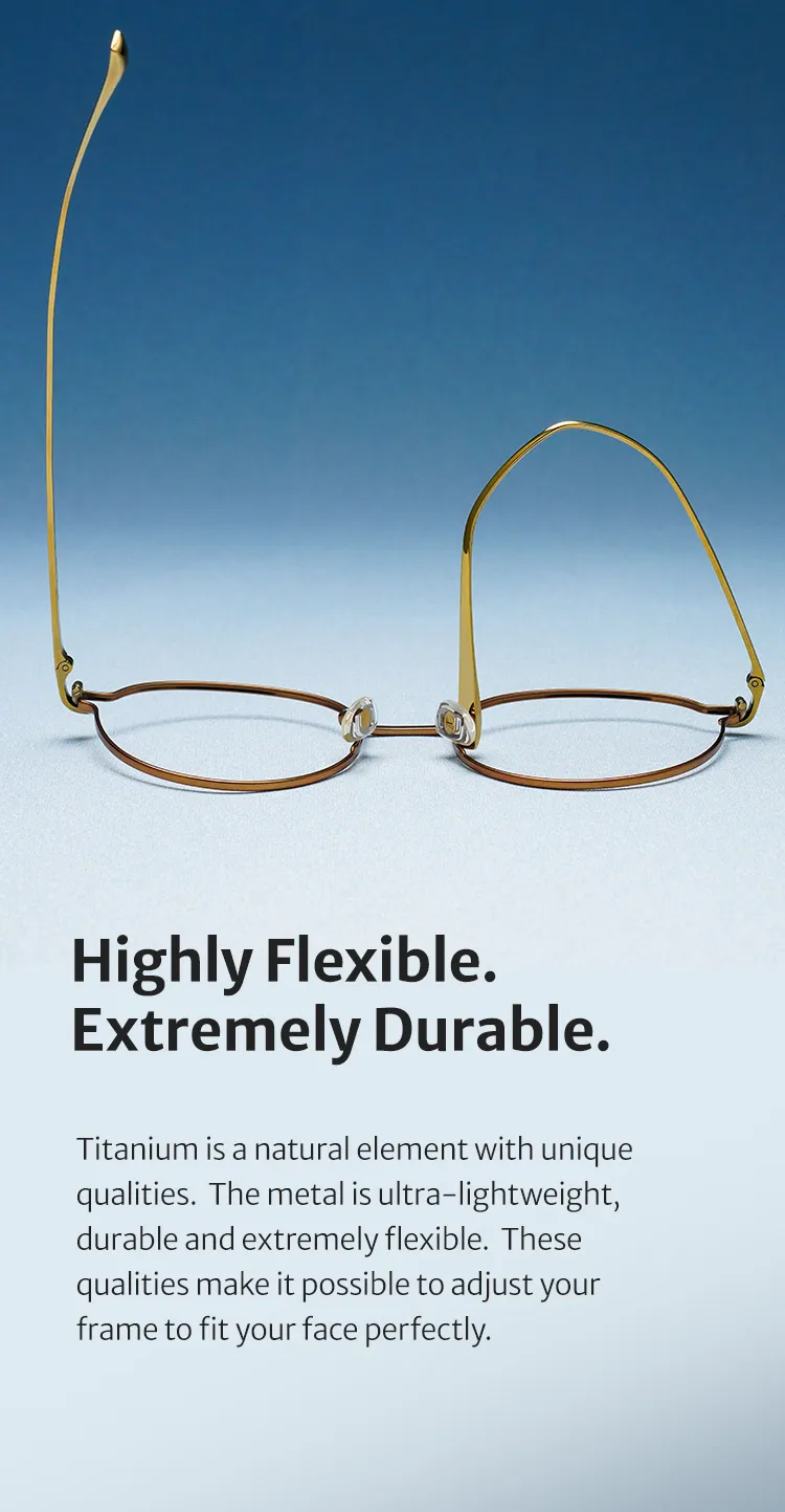 Titanium | TIJN Eyewear – プリスクリプションアイウェア、ブルー