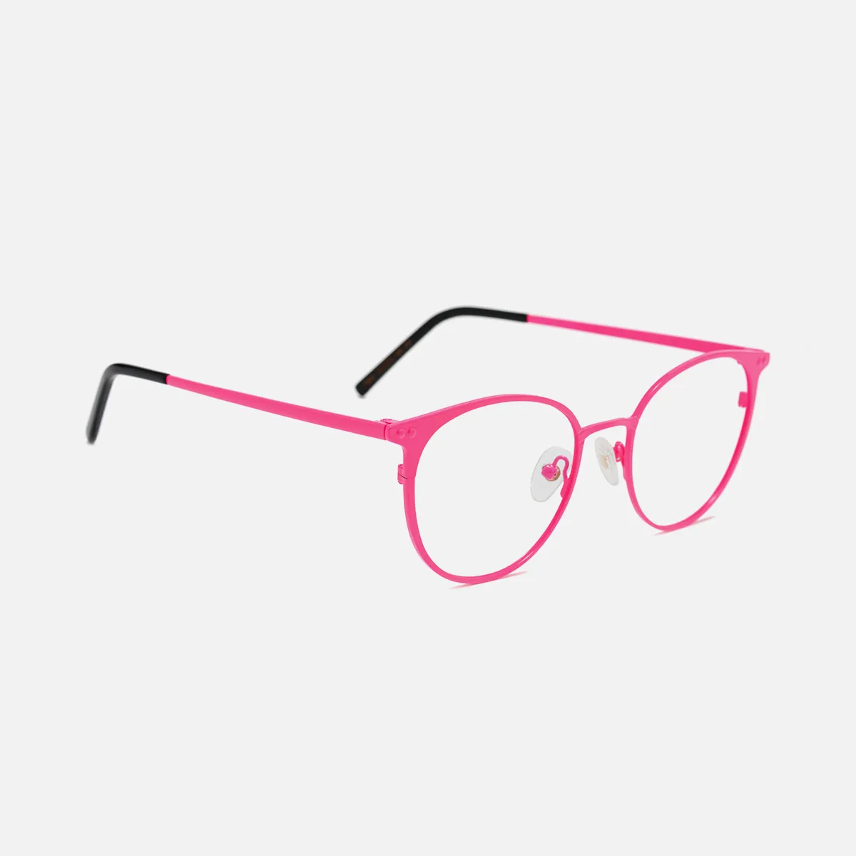 Chic Transparent Pink Glasses Transparent Light Pink Rectangle Glasses #P4424719 | Zenni  main image 2