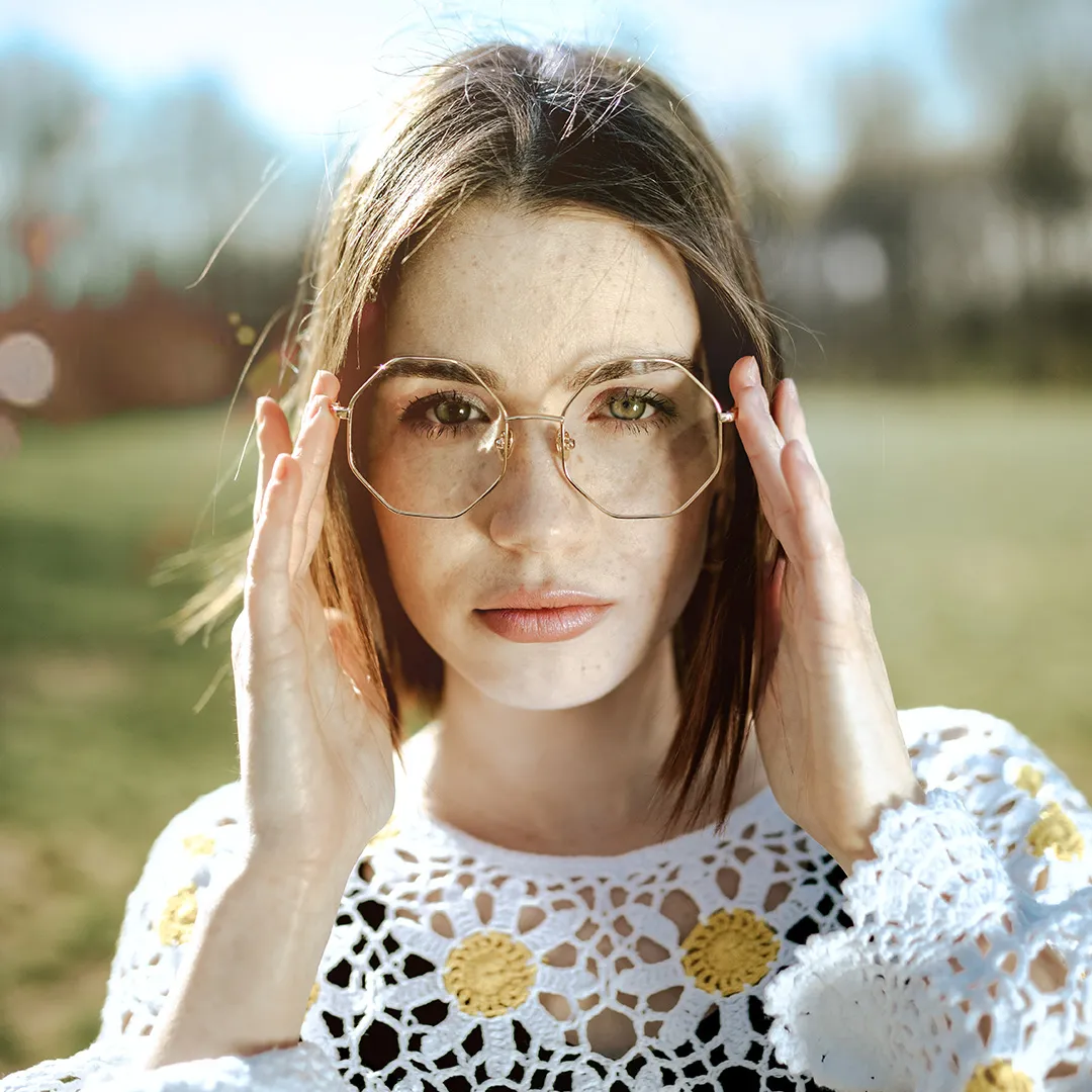 Duncan eyeglasses in Gold Colour | Optical | TIJN