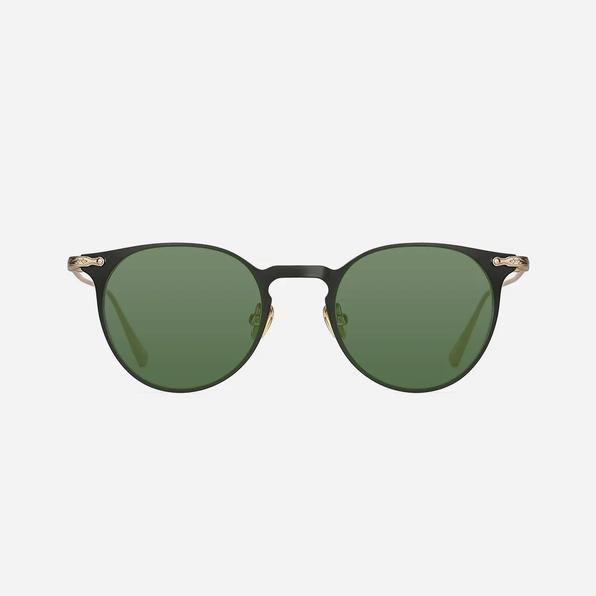 TOM FORD JET TF734-H 28N 64mm Men Large XL Square Pilot Sunglasses GOLD  GREEN | eBay