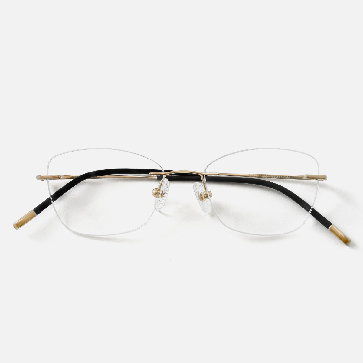 TIJN ファッションメガネ ゴールド/ブラック 50-18-145 TIJN Eyewear | プレスクリプション眼鏡、ブルーライト