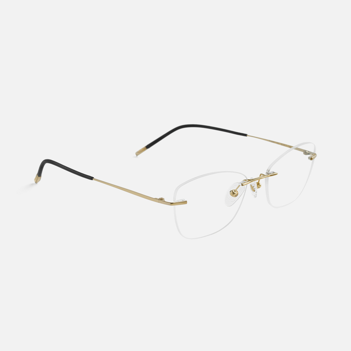 Tijn リムレスメガネ ゴールドカラーのLizaメガネ | 光学 | TIJN