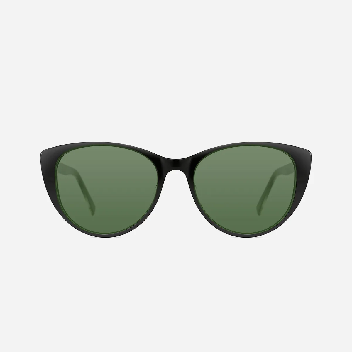 Stylish Black/Green Sunglasses Faded Frames Sunglasses | UV400 Polarized Style main image 4