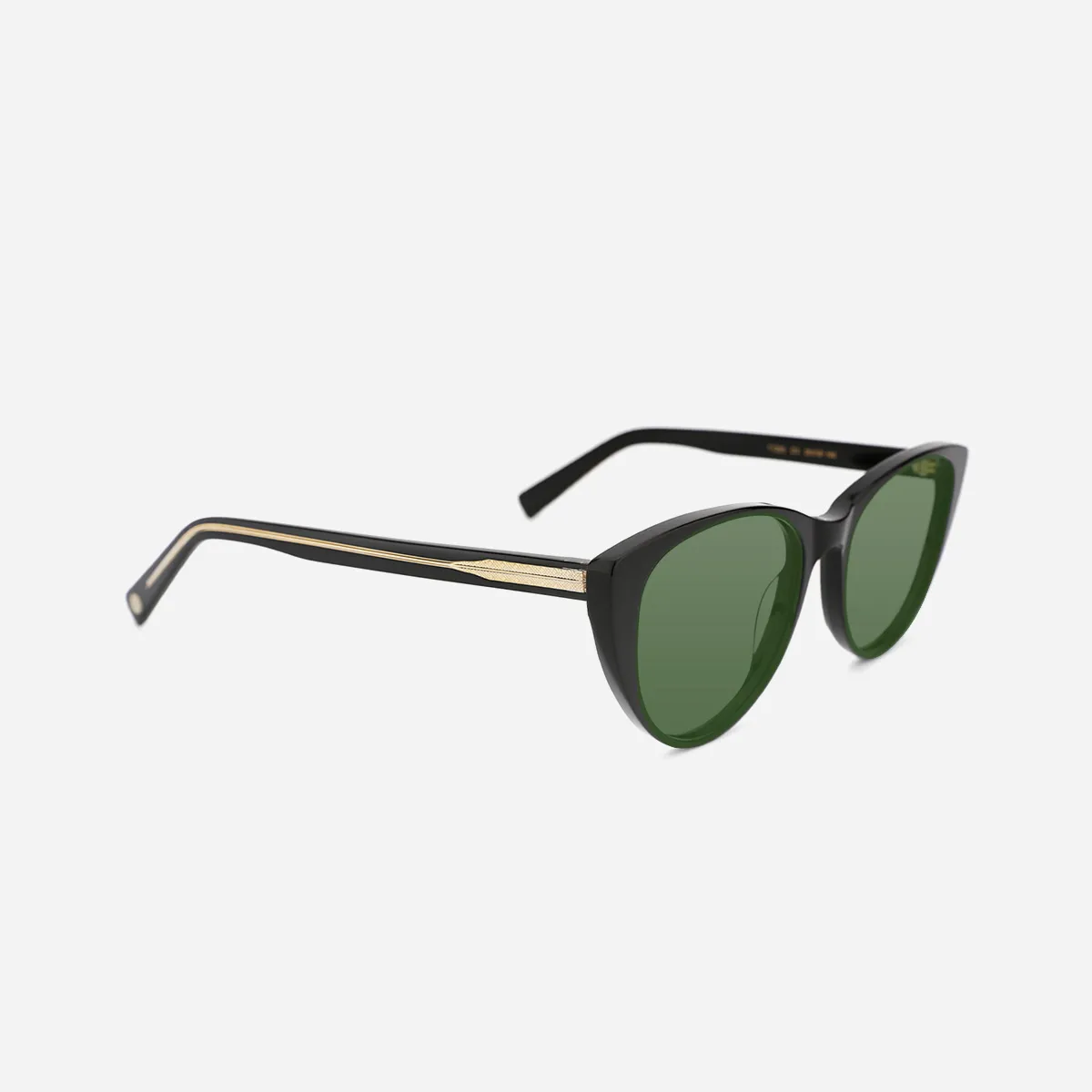 Stylish Black/Green Sunglasses Faded Frames Sunglasses | UV400 Polarized Style main image 2