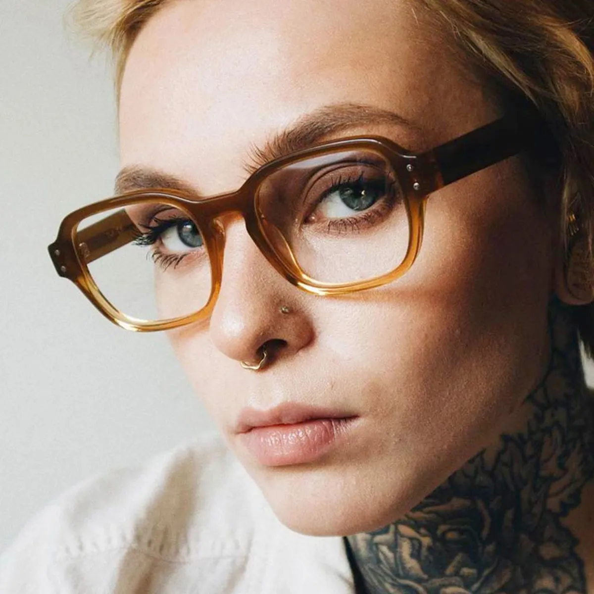 TIJN Talani レオパード柄 メガネ Diyana eyeglasses in Maple Syrup | Optical | TIJN