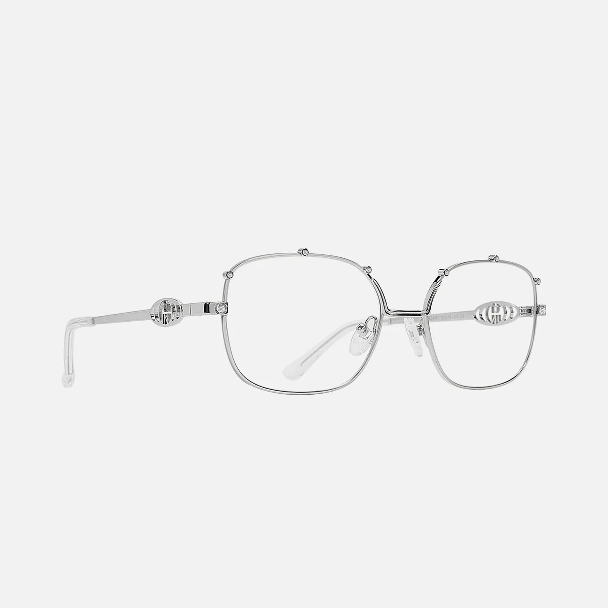 TIJN | 光学 | ジルコニウム付きメタリックシルバーのEryxメガネ