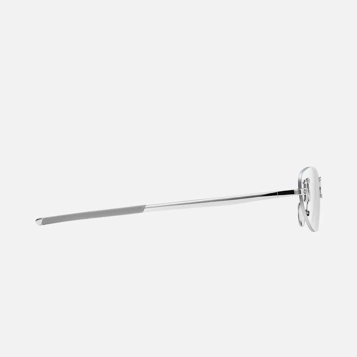Emblematic Oval 01 eyeglasses in Metallic Silver | Optical | TIJN