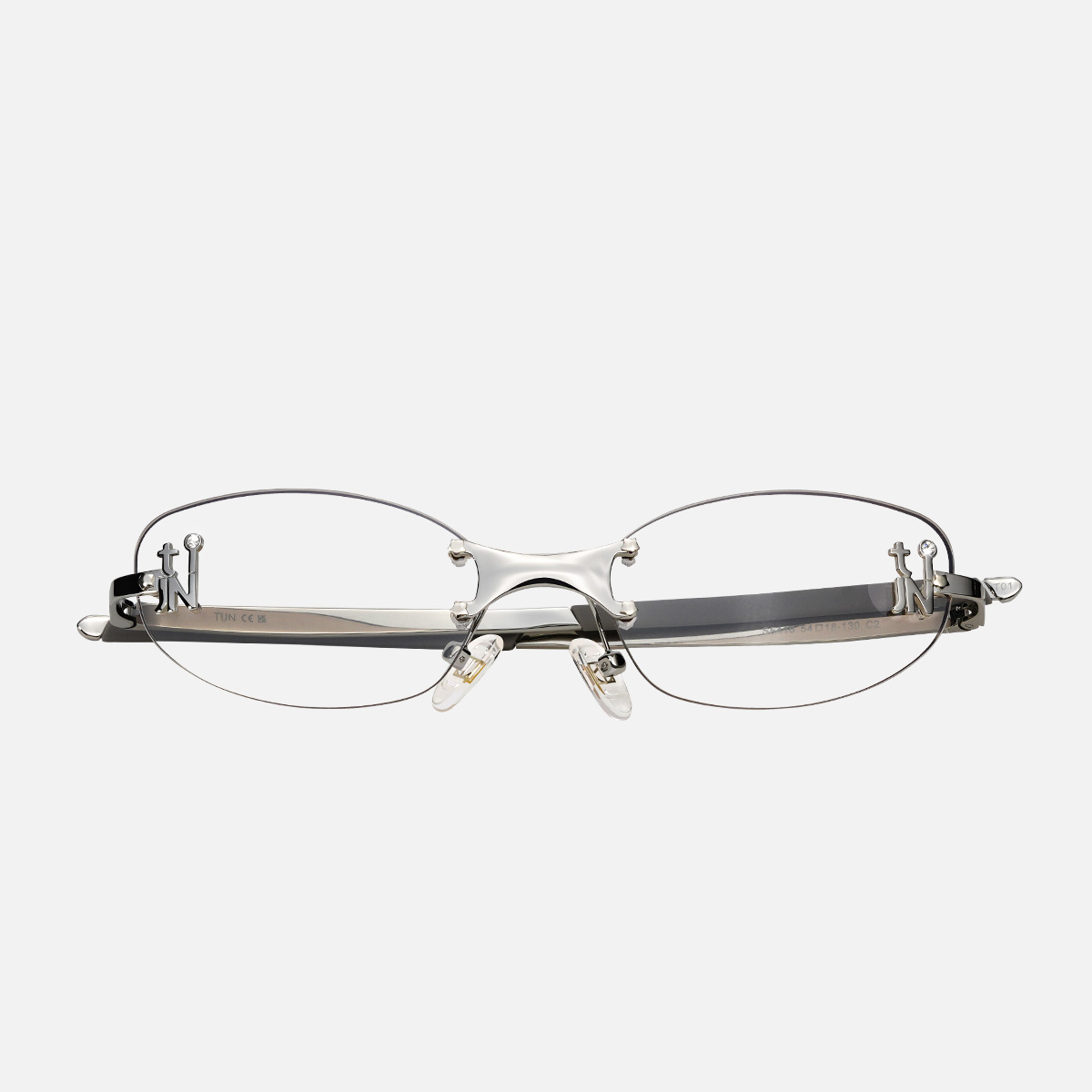 TIJN ファッションメガネ ゴールド/ブラック 50-18-145 TIJN Eyewear | プレスクリプション眼鏡、ブルーライト