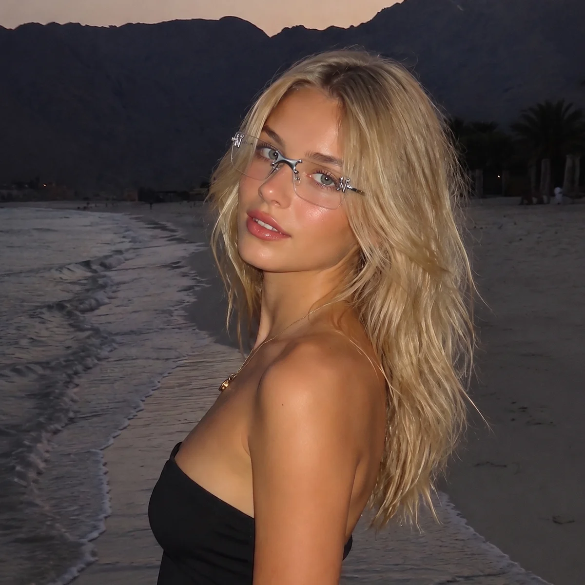 Emblematic Square 01 eyeglasses in Metallic Silver | Optical | TIJN