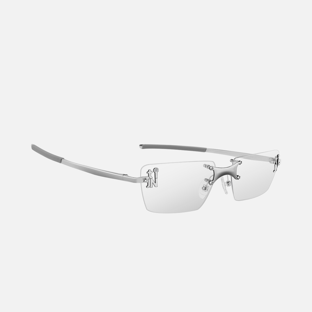 TIJN Emblematic S 01 シルバー グラデーショングレー エンブレムS 01サングラス、シルバー色、グラデーショングレーミラー