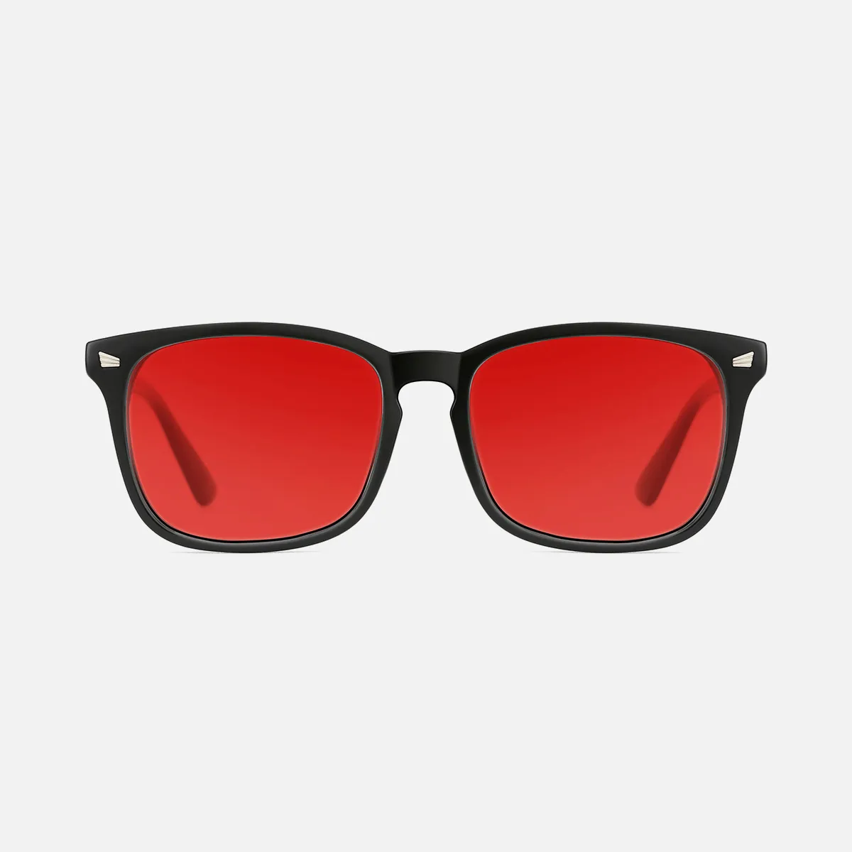Afnan Coloured Sunglasses in Black with Red | TIJN display picture 3