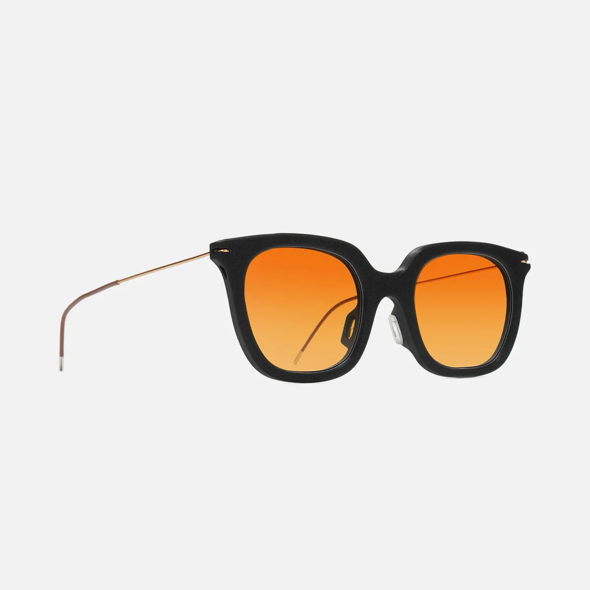 Rocco gaming eyeglasses in Matte Black with Orange | Optical | TIJN