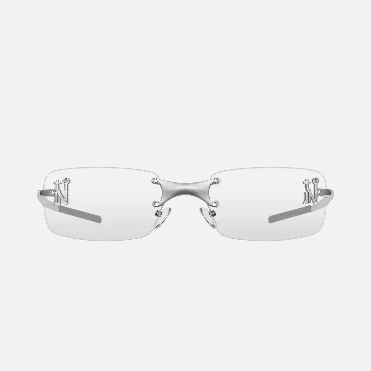 TIJN Emblematic N.R. 01 リムレスメガネ Emblematic NR 01 eyeglasses in Metallic Silver | Optical | TIJN