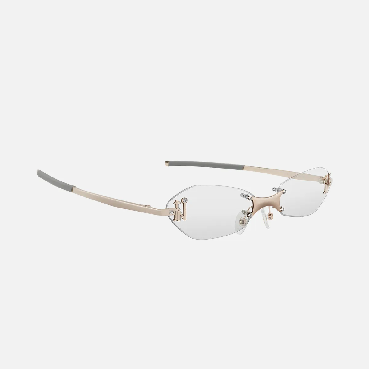 Emblematic IR 01 eyeglasses in Gold Colour | Optical | TIJN
