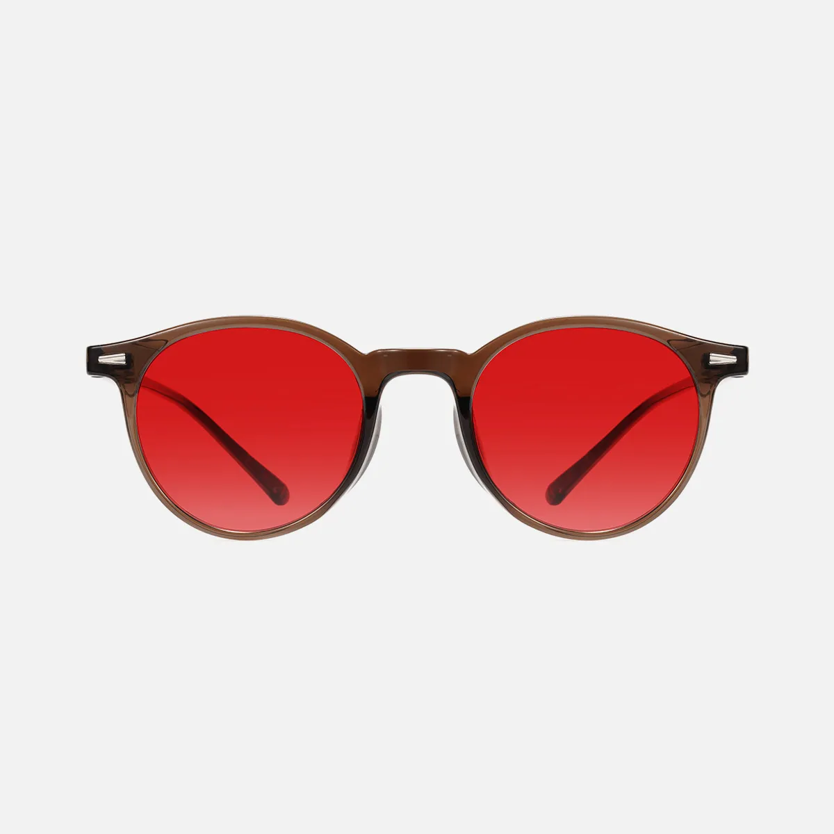 Stylish Brown and Red Sunglasses Amara gaming eyeglasses in Coffee Brown with Red | Optical  main image 3