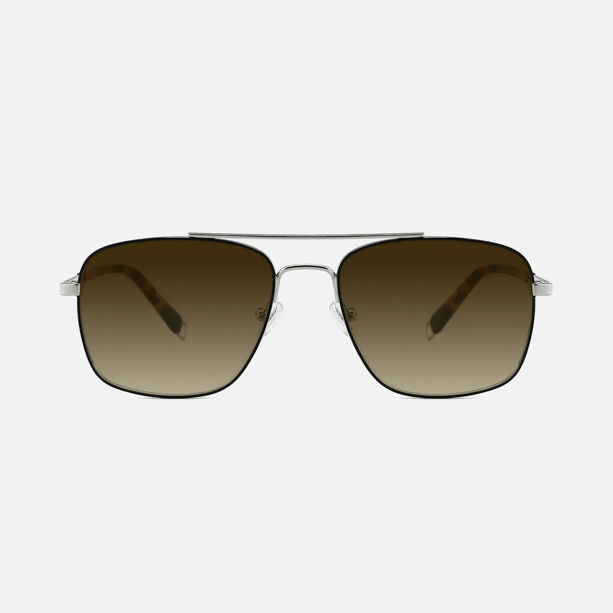 Stylish Black and Silver Sunglasses Karma Silver Black Lensses Eyerepublic Classic Line Ultra  main image 4