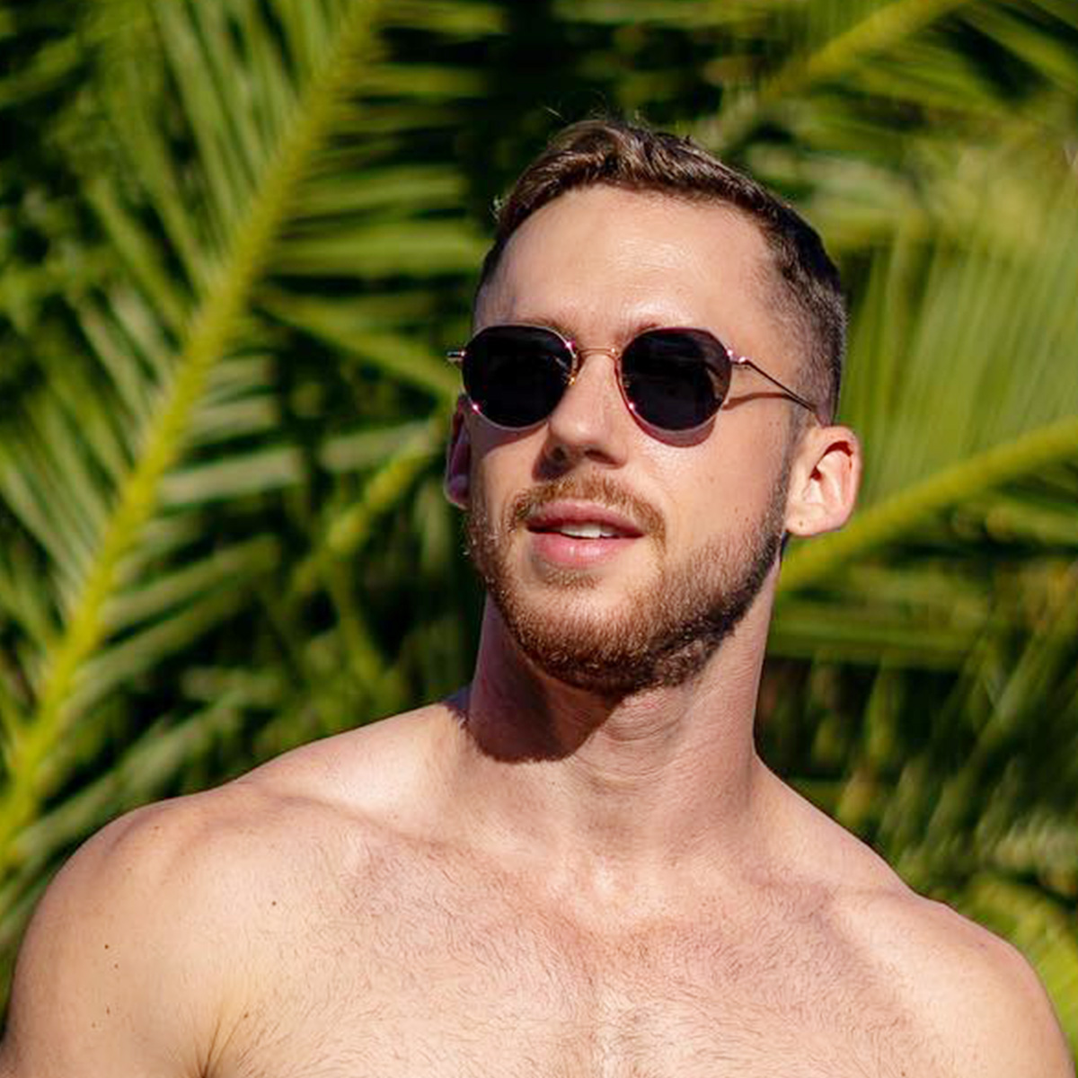 golden colour goggles