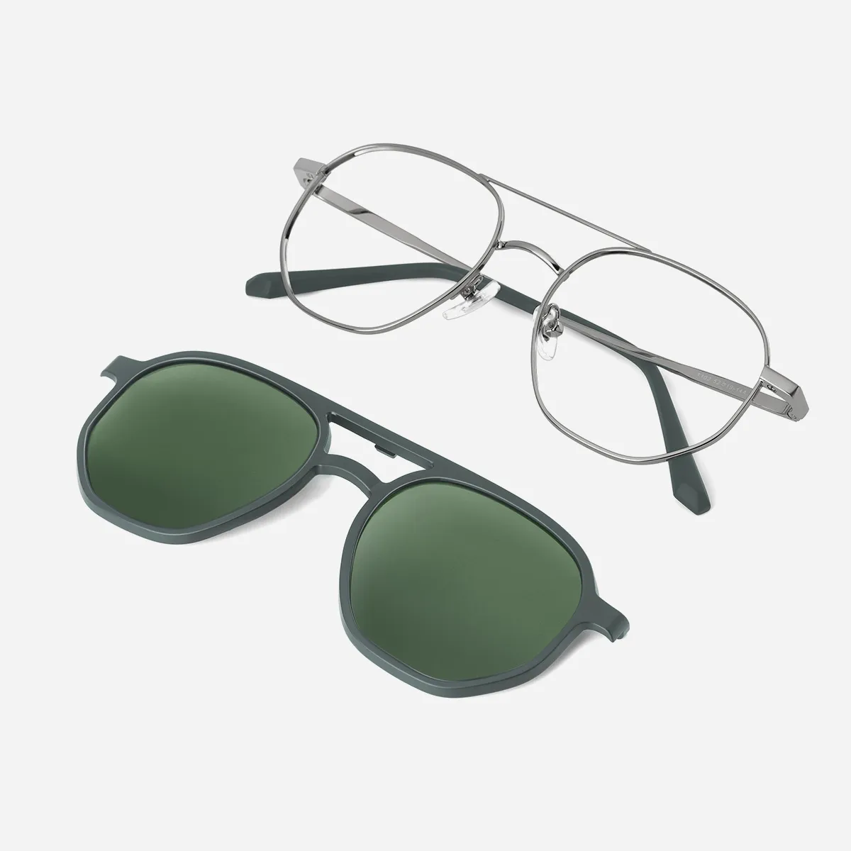 Stylish Green Sunglasses Sonya sunglasses in Teal Green | Sunwear | TIJN main image 3