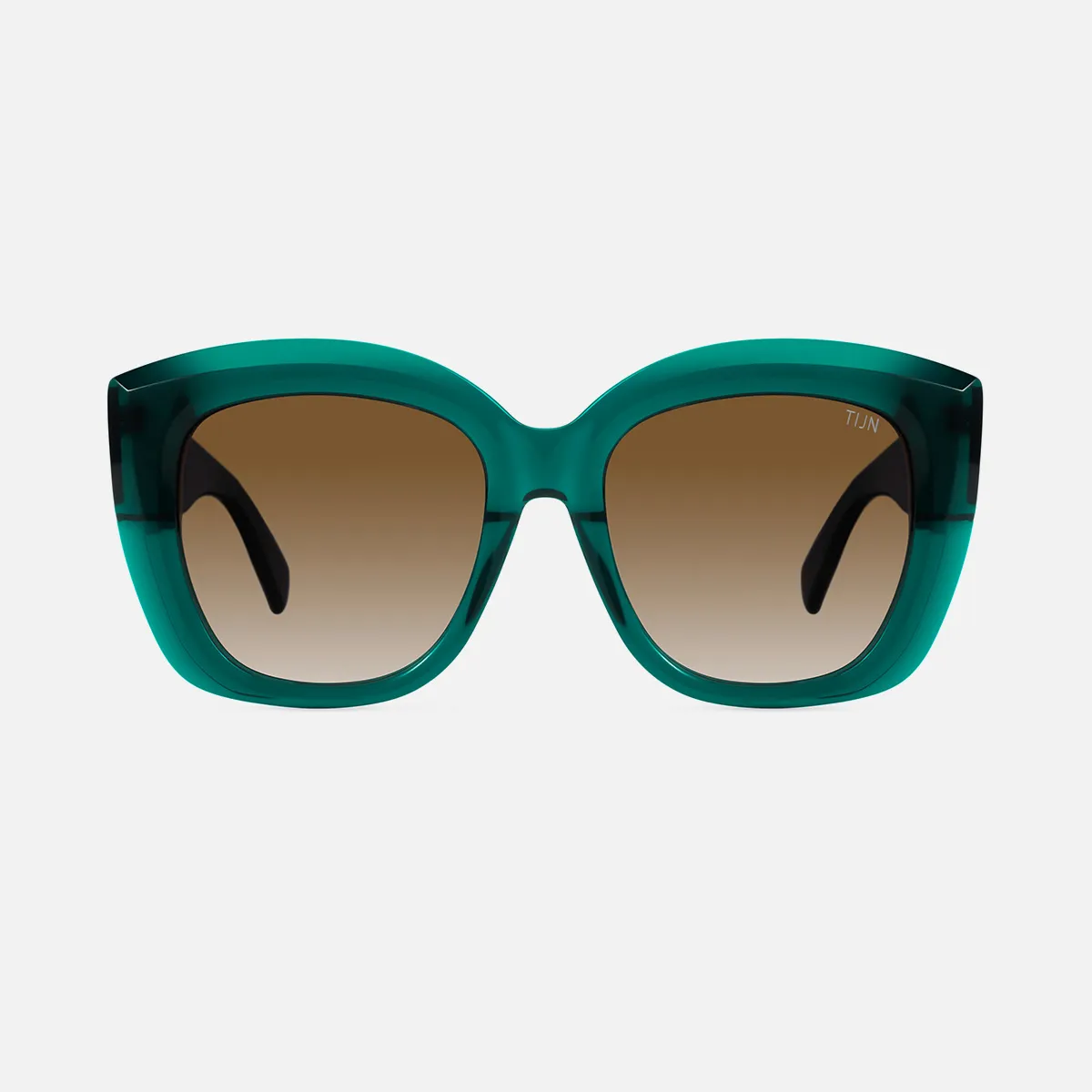 Elegant Teal Sunglasses Teal Gradient 57 MM Shield Sunglasses – DrinkAriZona main image 4