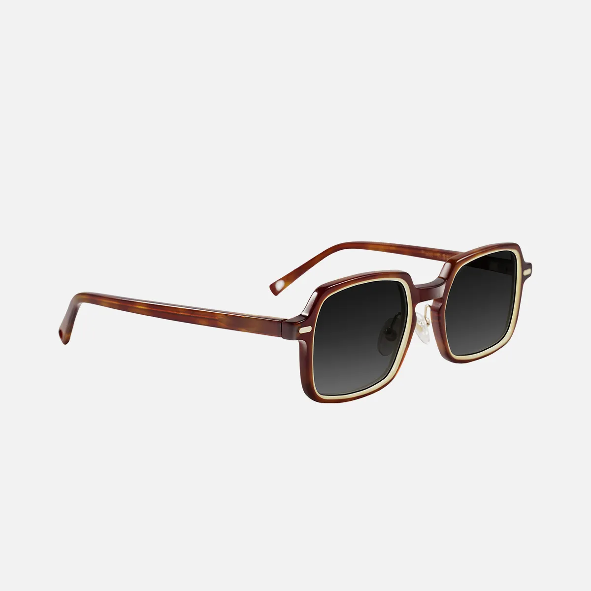 Mylo Sunglasses in Cream Lining with Grey Lenses | Sunwear  display picture 1
