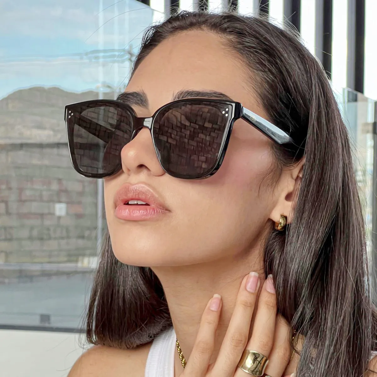 Maja sunglasses in Black | TIJN Maja sunglasses in Black | TIJN