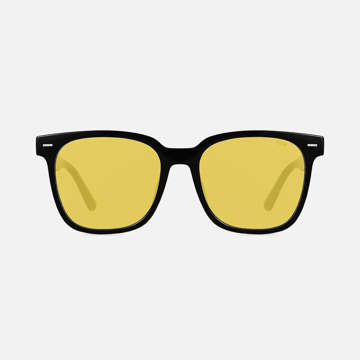 Rocho Flat Top Square Fashion Sunglasses Night Vision Driving Men's Yellow  Lens | eBay