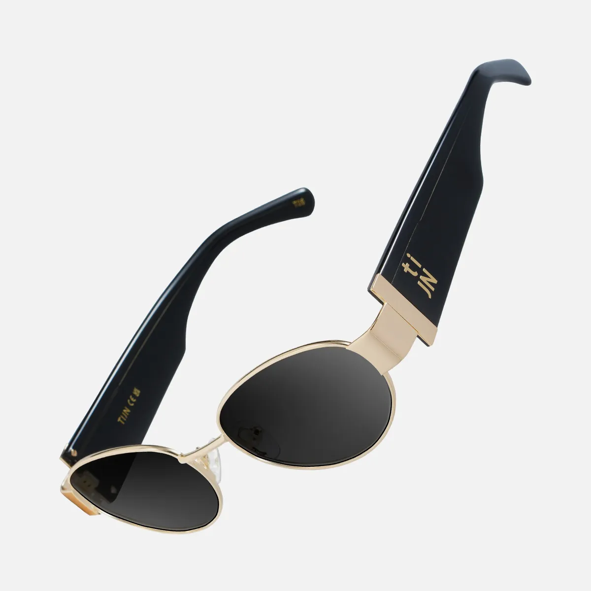 Melisha sunglasses in Gold Colour with Black Crystal  display picture 1