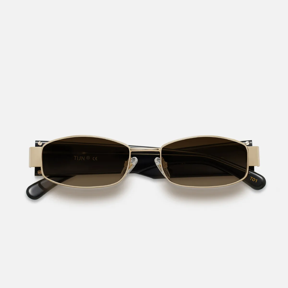 Elegant Black Sunglasses with Crystal Accents Caviar M3002 Swarovski Sunglasses Black Luxury with Crystals  main image 3
