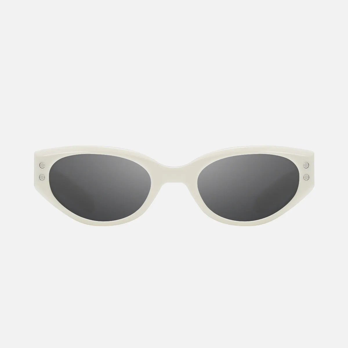 Elegant Cream Sunglasses CELINE EYEWEAR Triomphe oval-frame acetate sunglasses | NET  main image 4