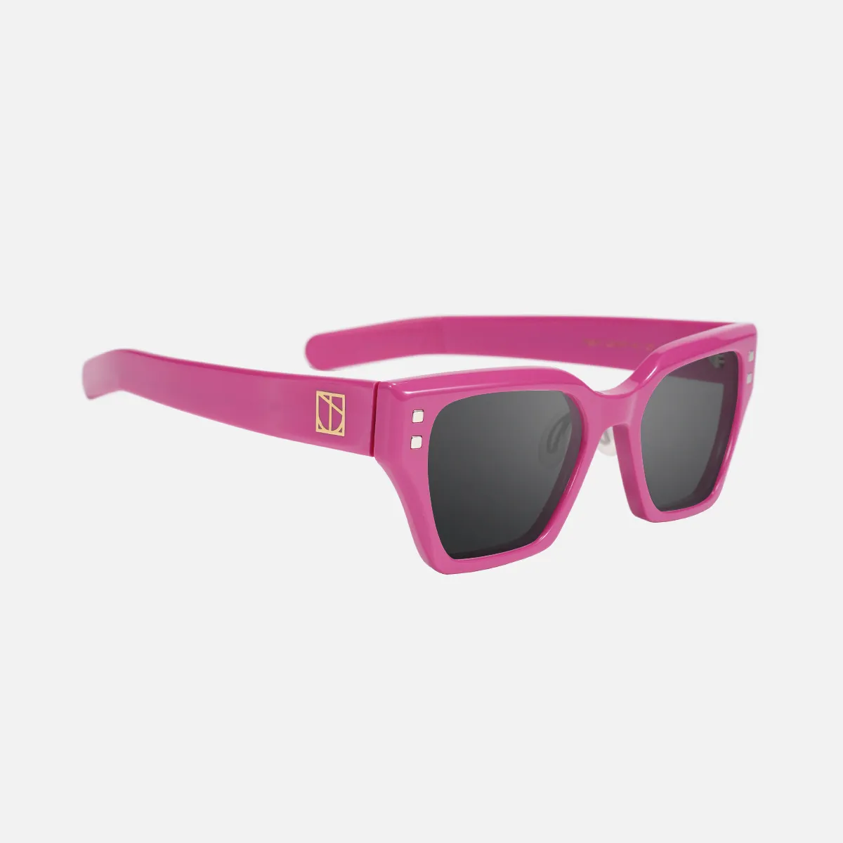 Dimple sunglasses in Neon Pink with Shadow Grey | Sunwear | TIJN display picture 1