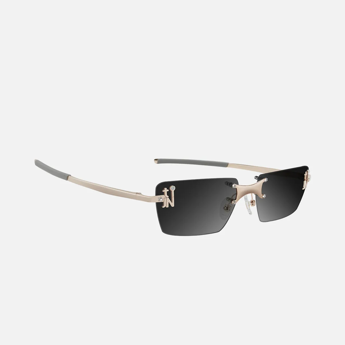tijn リムレスメガネ サングラス Emblematic S 01 Emblematic S 01 eyeglasses in Gunmetal Grey | Optical | TIJN