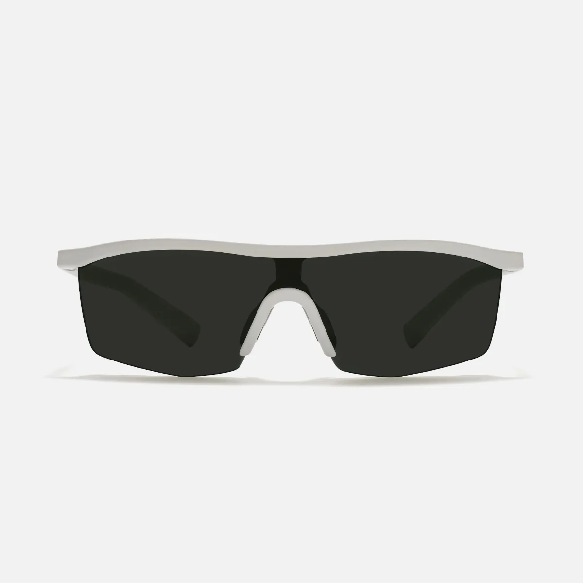 Rail Sunglasses in Ion White | Sunwear | TIJN