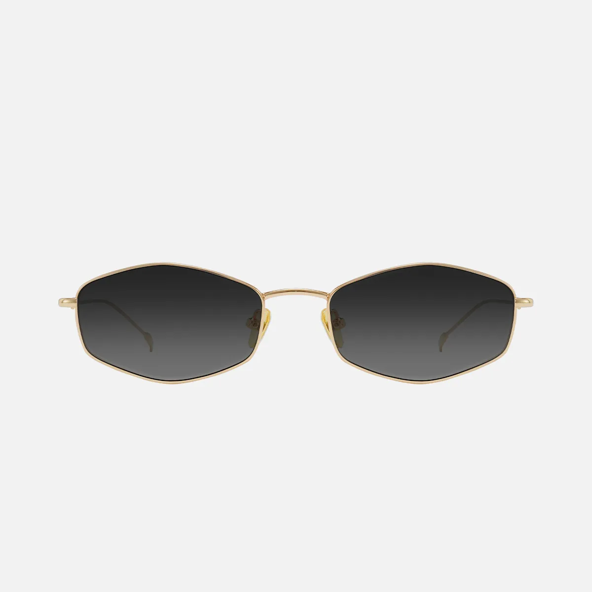 Glint Sunglasses in Gold Colour with Grey Lenses | Sunwear 