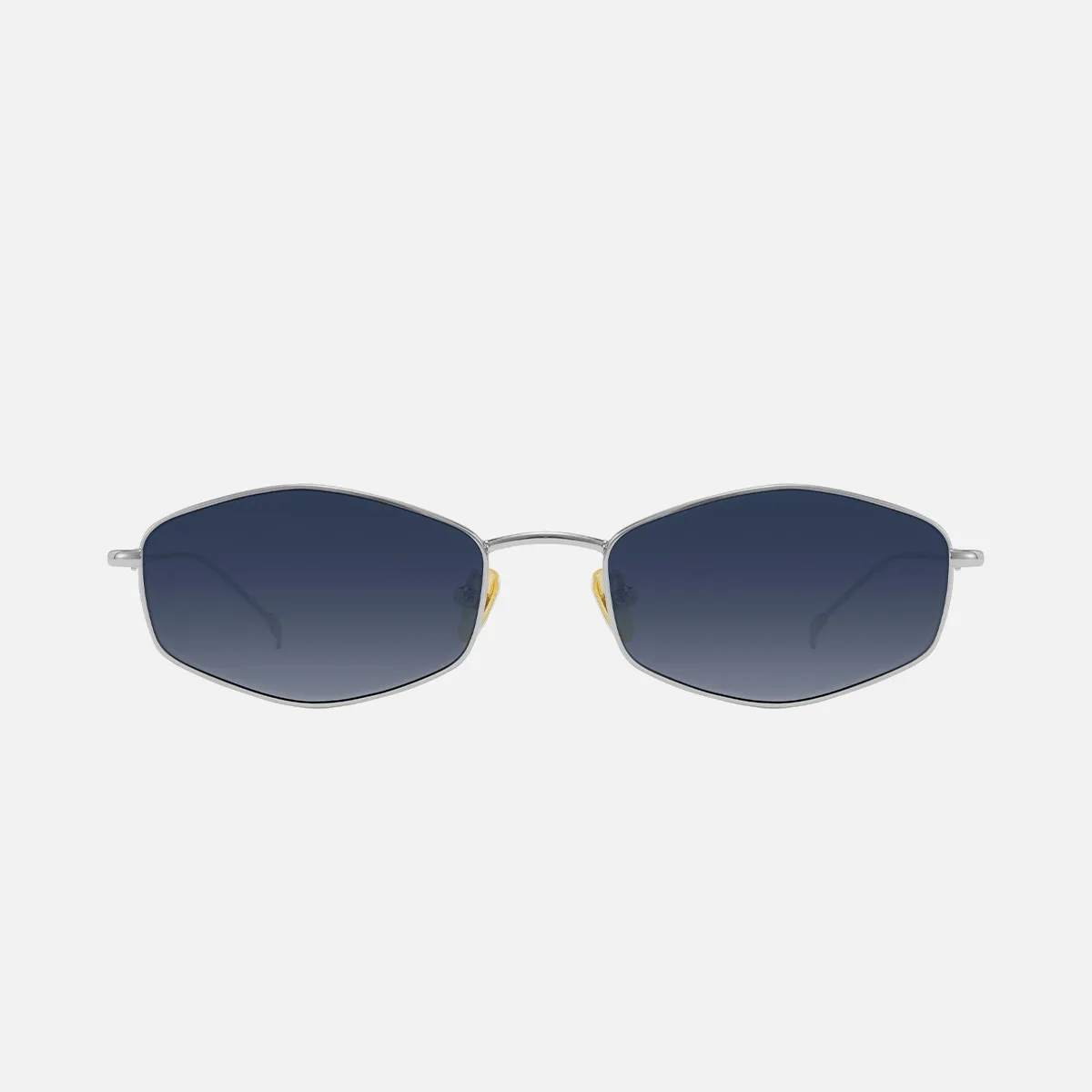 Unisex Geometric Gray Frame Sunglasses with Blue Lenses Smith Outrigger Sunglasses - Melton Tackle main image 3