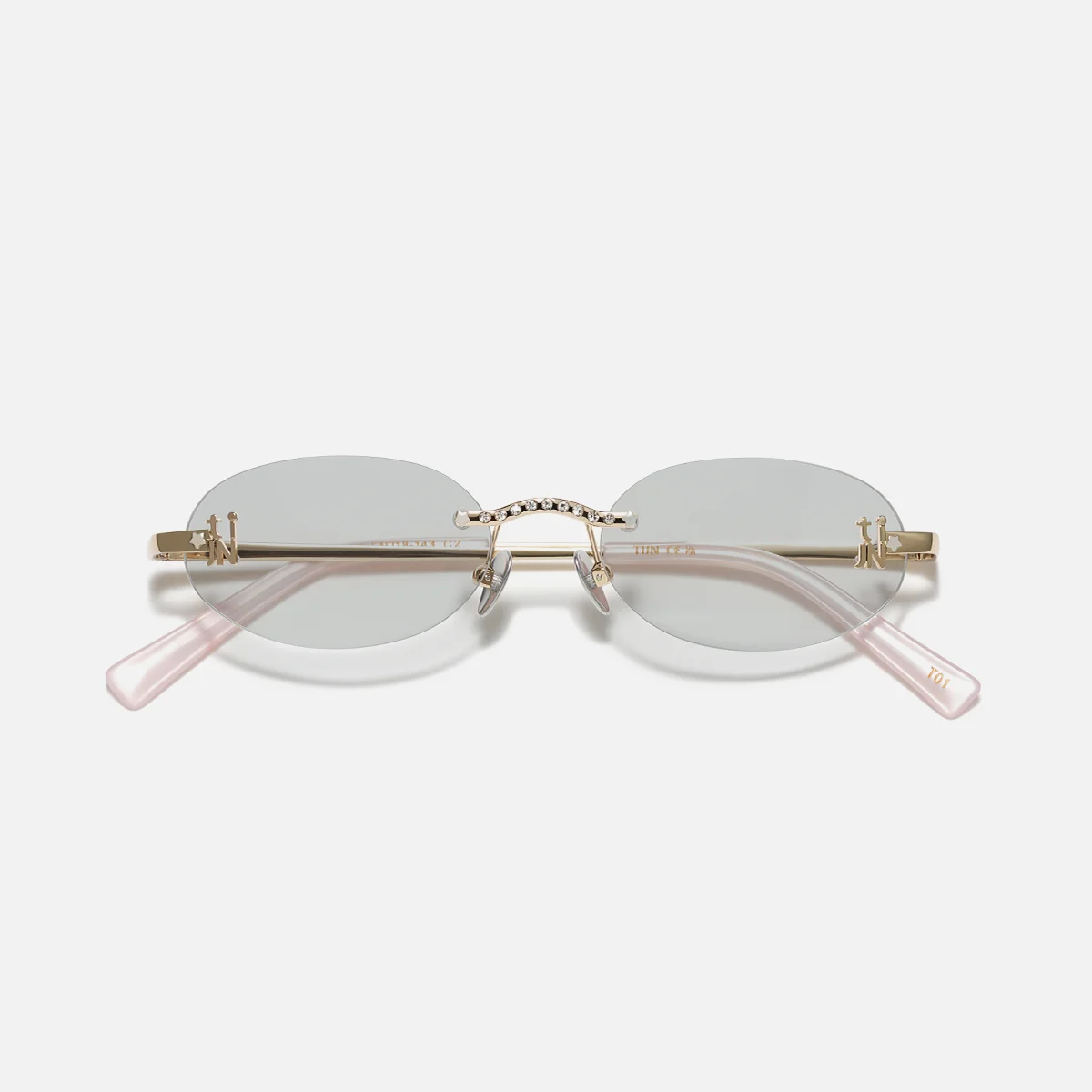 Emblematic A 01 eyeglasses in Pink / Light Grey | Optical | TIJN