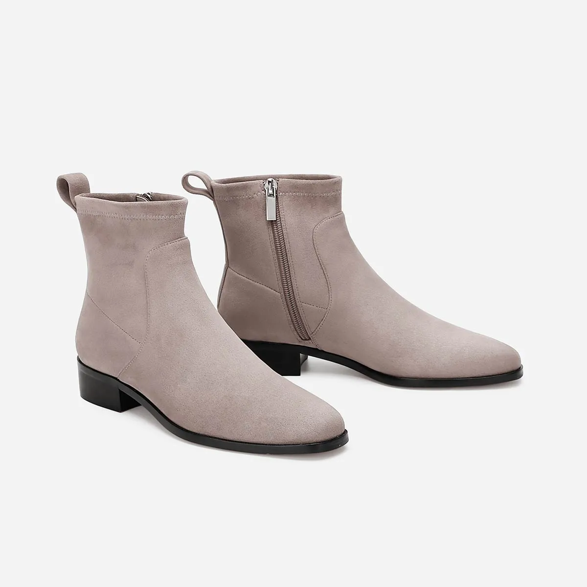 Brooke Women Boots in Taupe Size 9 WalkOn TIJN