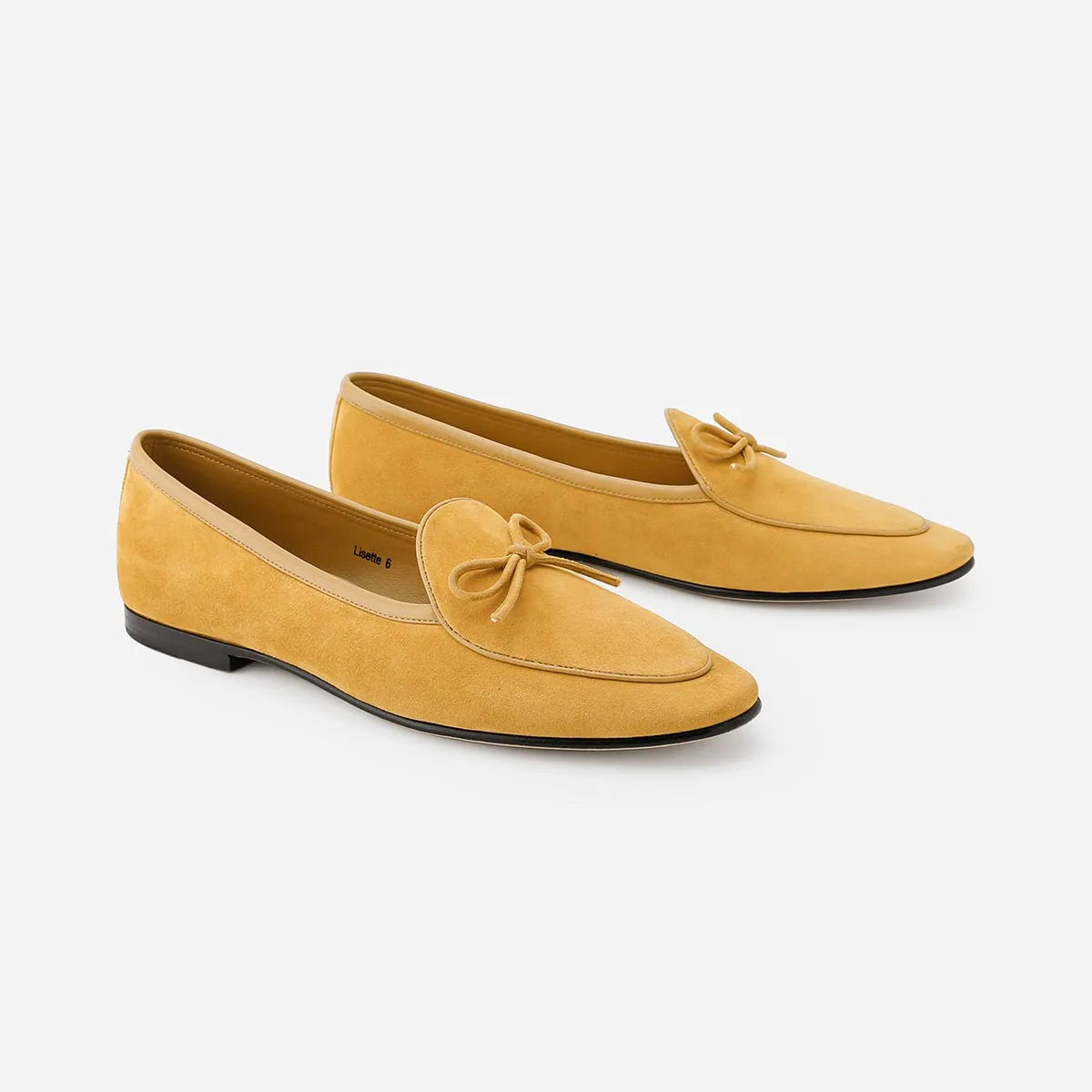 Yellow shops suede loafers womens