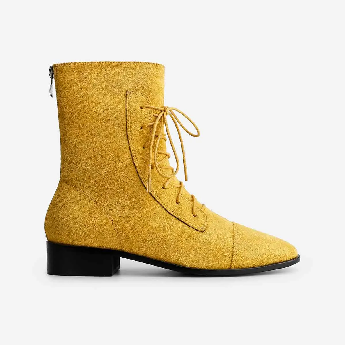 mustard colour boots