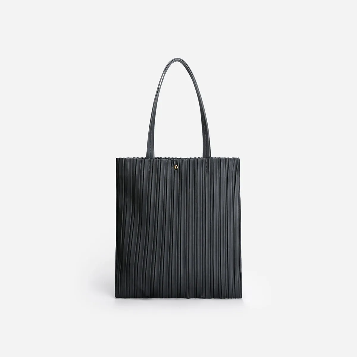 Pleated Tote-bag Black 