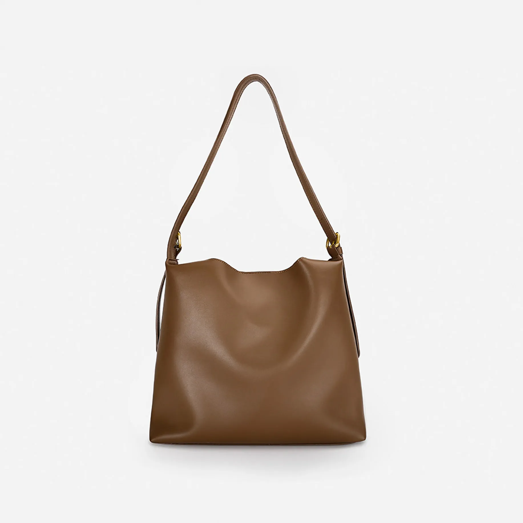 Aesther Ekme: Brown Mini Soft Hobo Shoulder Bag