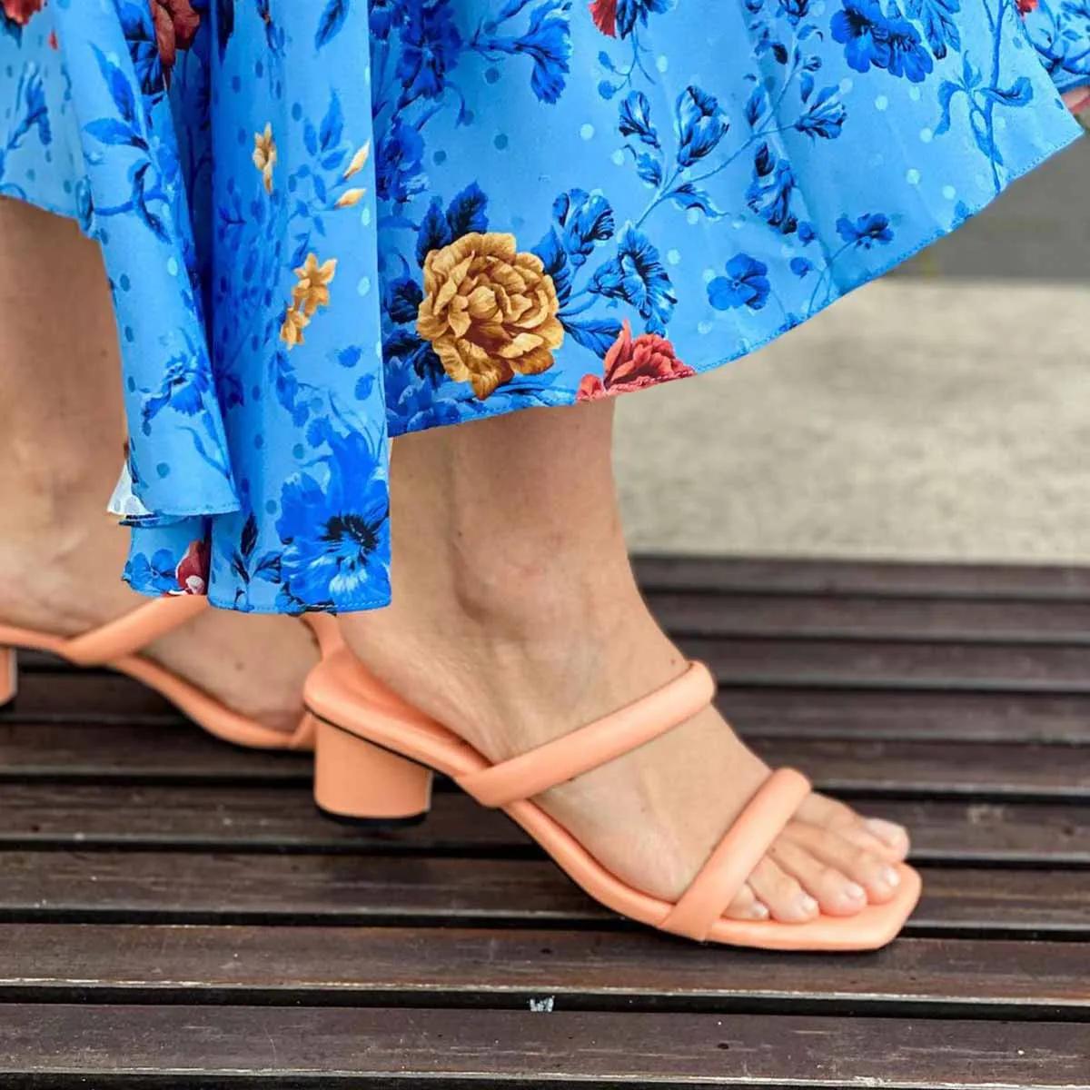 Alayna Women Sandal in Light Salmon Size 10 WalkOn TIJN