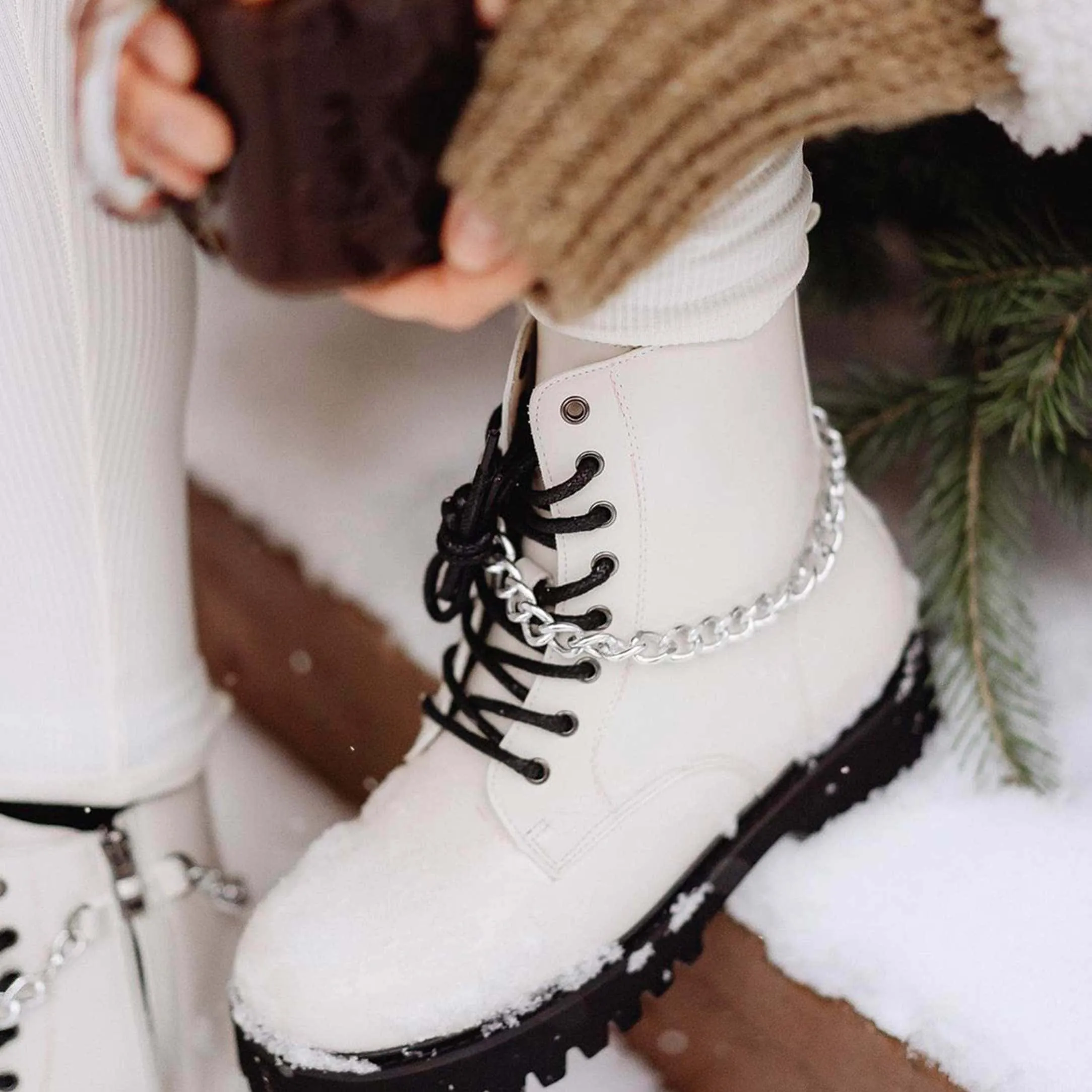 Briar Women Ankle Boots in Cream Size 7 WalkOn TIJN