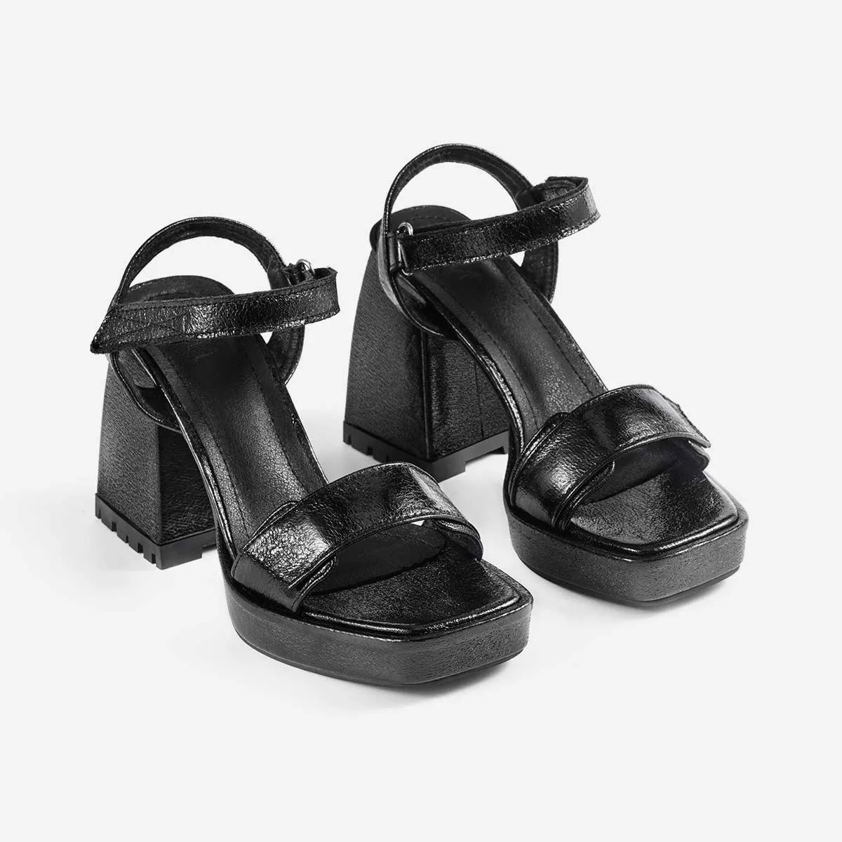 Pratt logo and leather clearance sandal