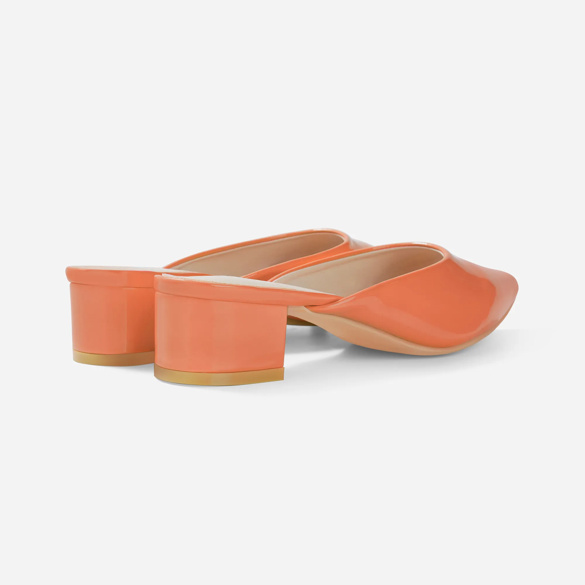 Burnt best sale orange mules