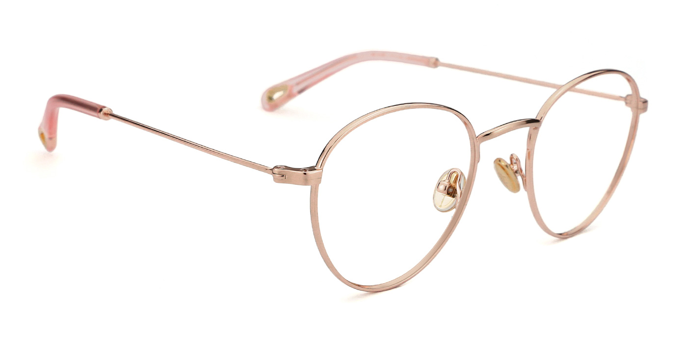 Isa eyeglasses in Rose Gold Color for women and men - Shop Eyeglasses ...
