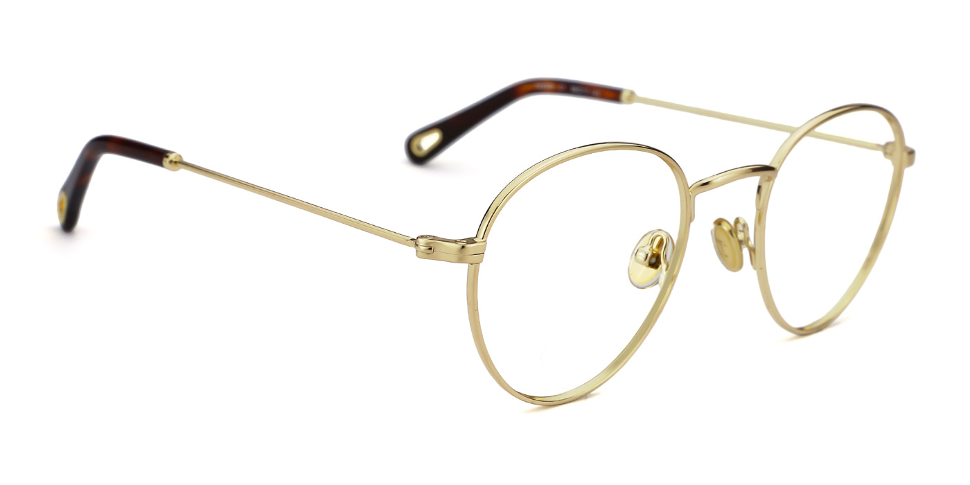 Isa eyeglasses in Gold Color for women and men Shop Eyeglasses