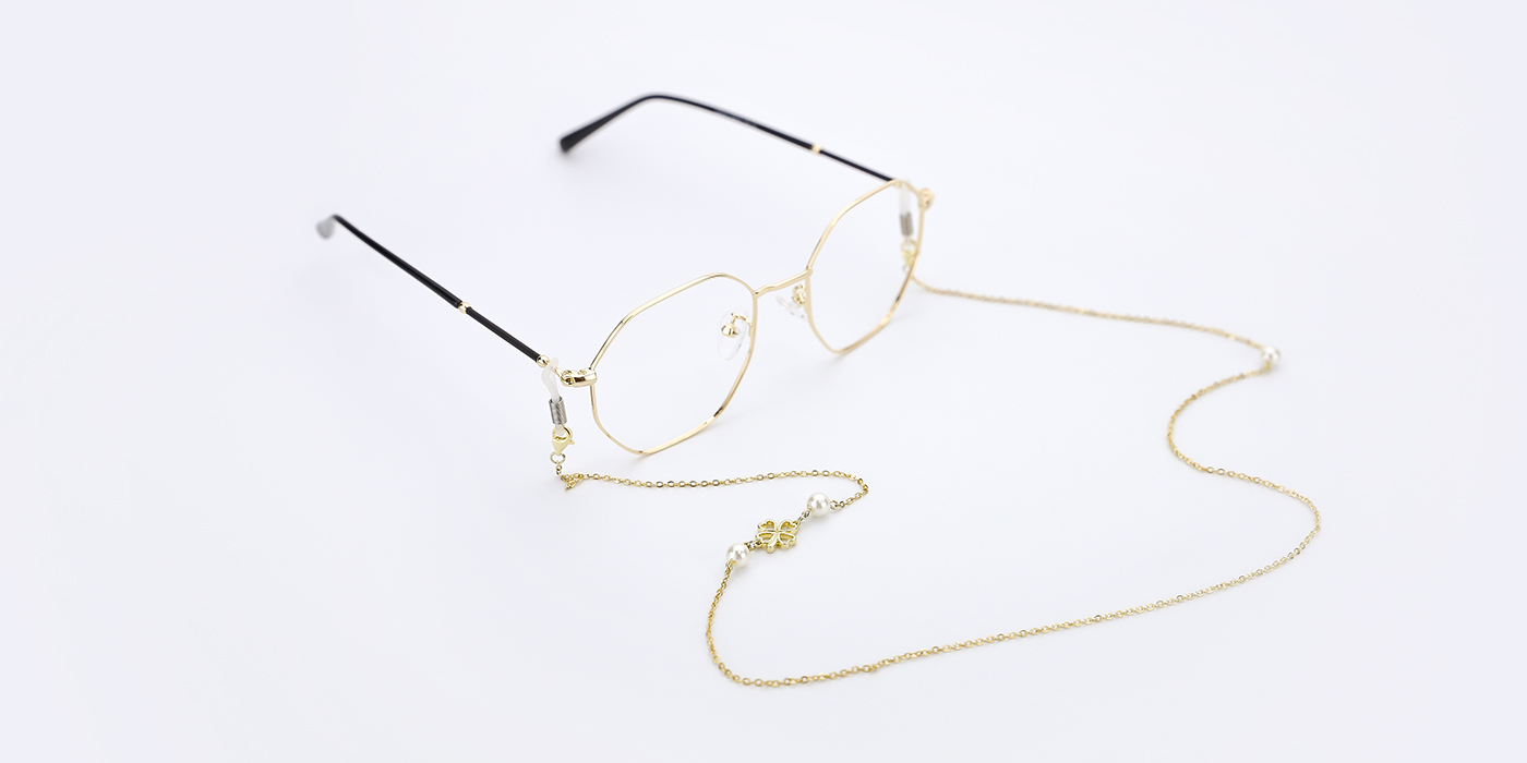 TIJN Eyewear Chain in Gold Color. Shop Eyeglasses & Sunglasses Online