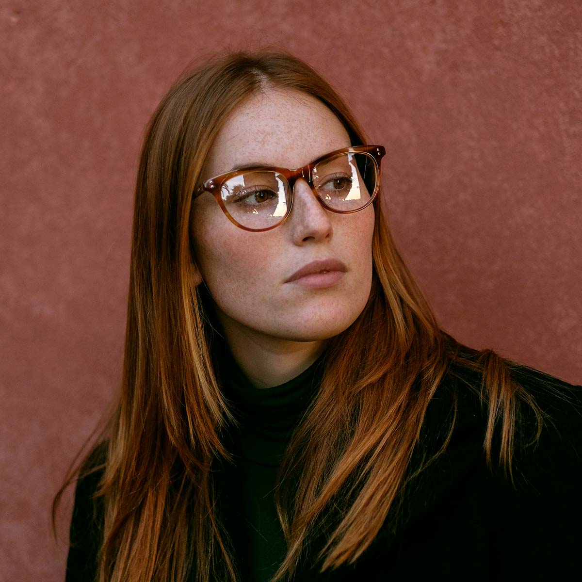 TIJN outlet 2019 Womans Camille Amber Bluelight Blocking Glasses