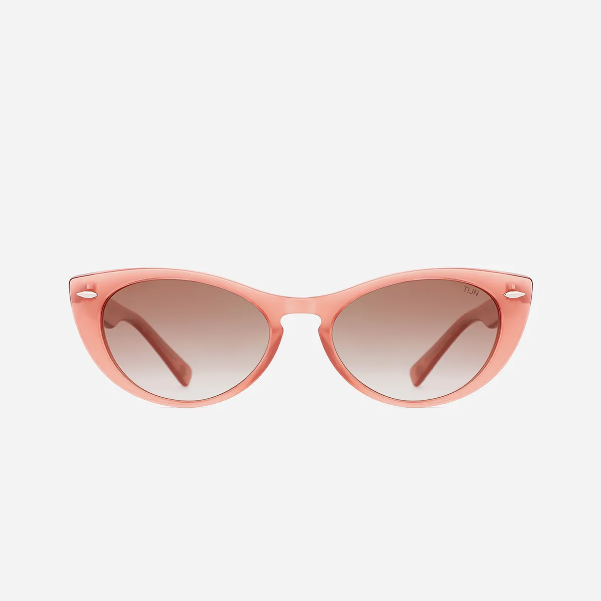 women’s Trendy Coral Pink Cat-Eye Sunglasses YOSHYA Retro Vintage Narrow Cat Eye Sunglasses for Women  main image 3